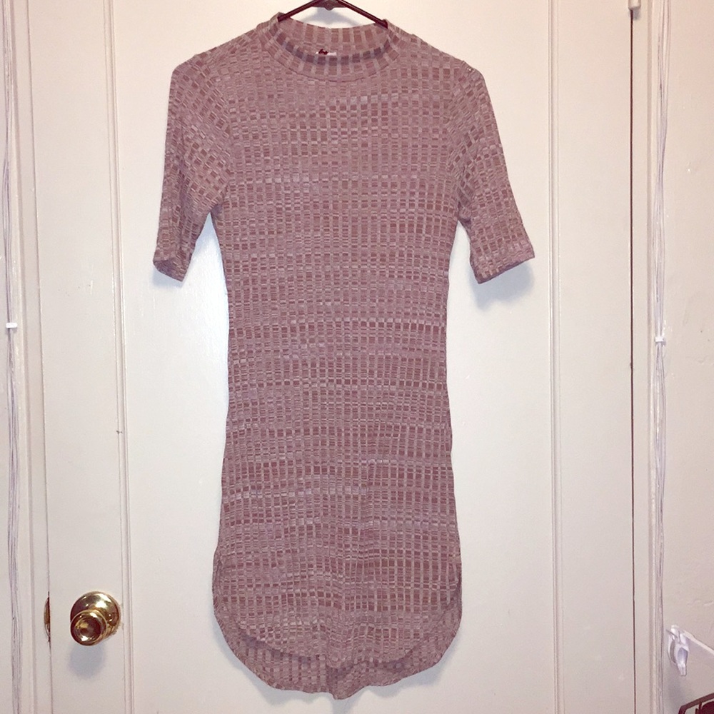love Chesley Muave Cotton Dress